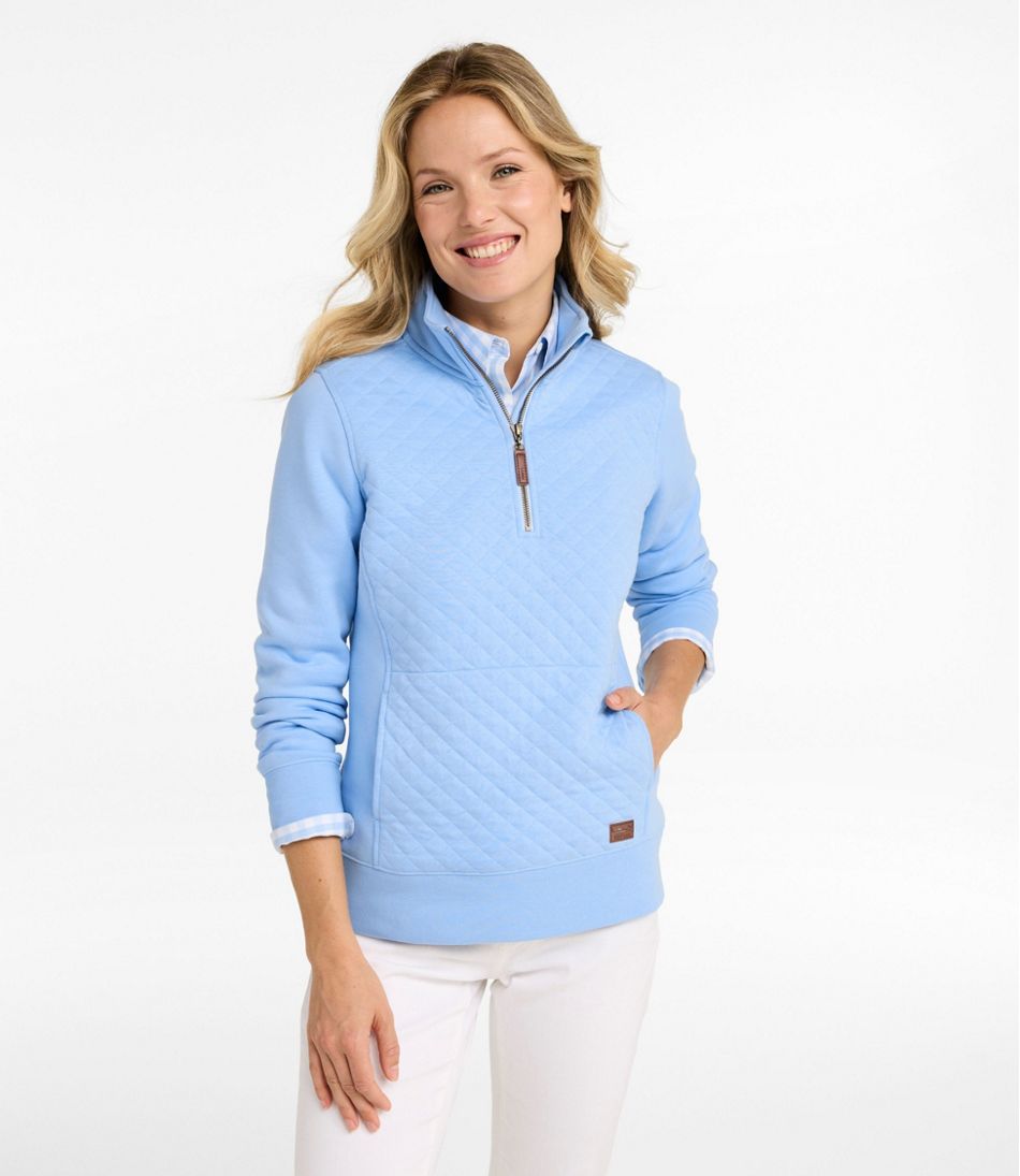 L.L.BeanWomen's Quilted Quarter-Zip Pullover