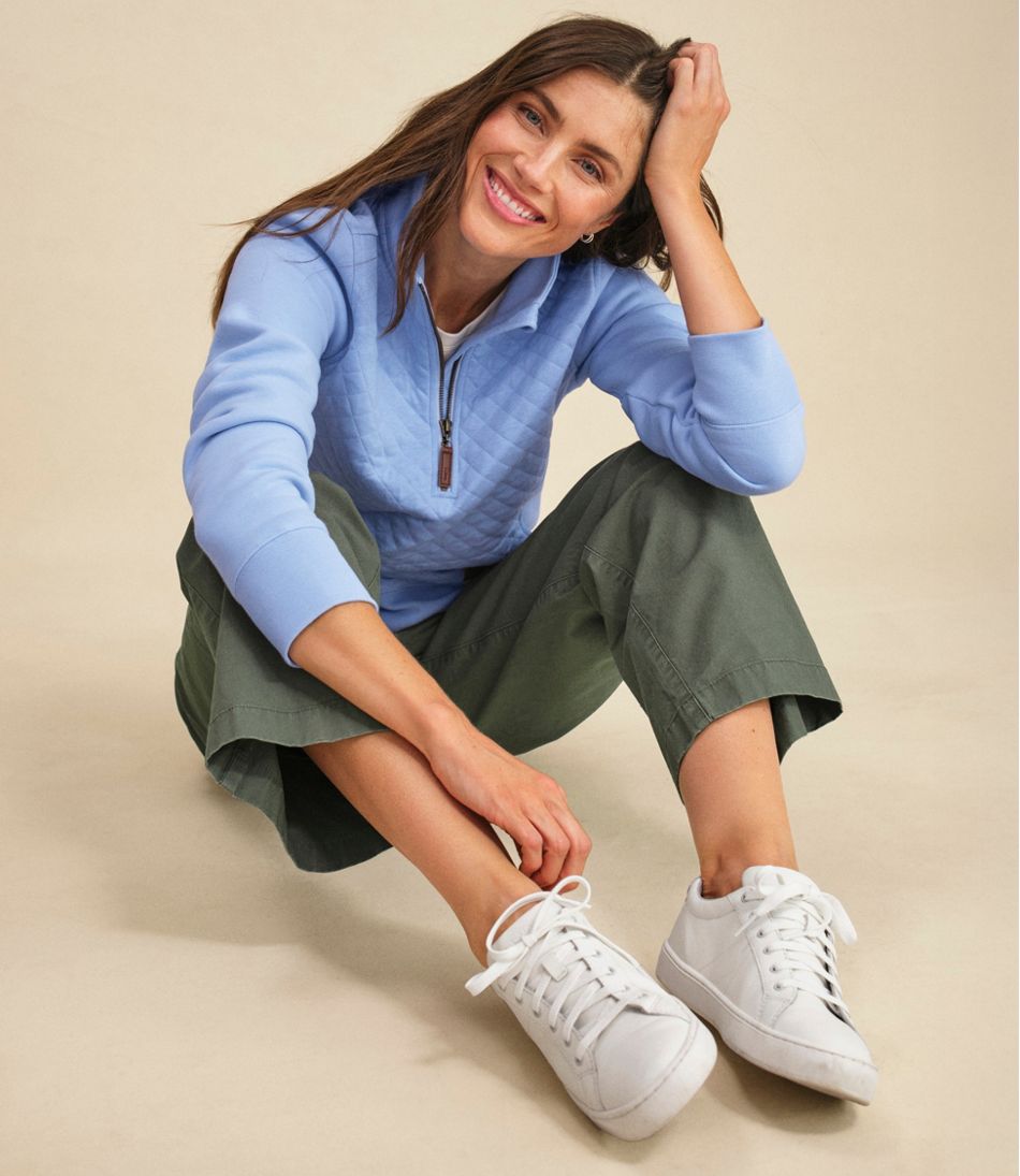L.L.BeanWomen's Quilted Quarter-Zip Pullover