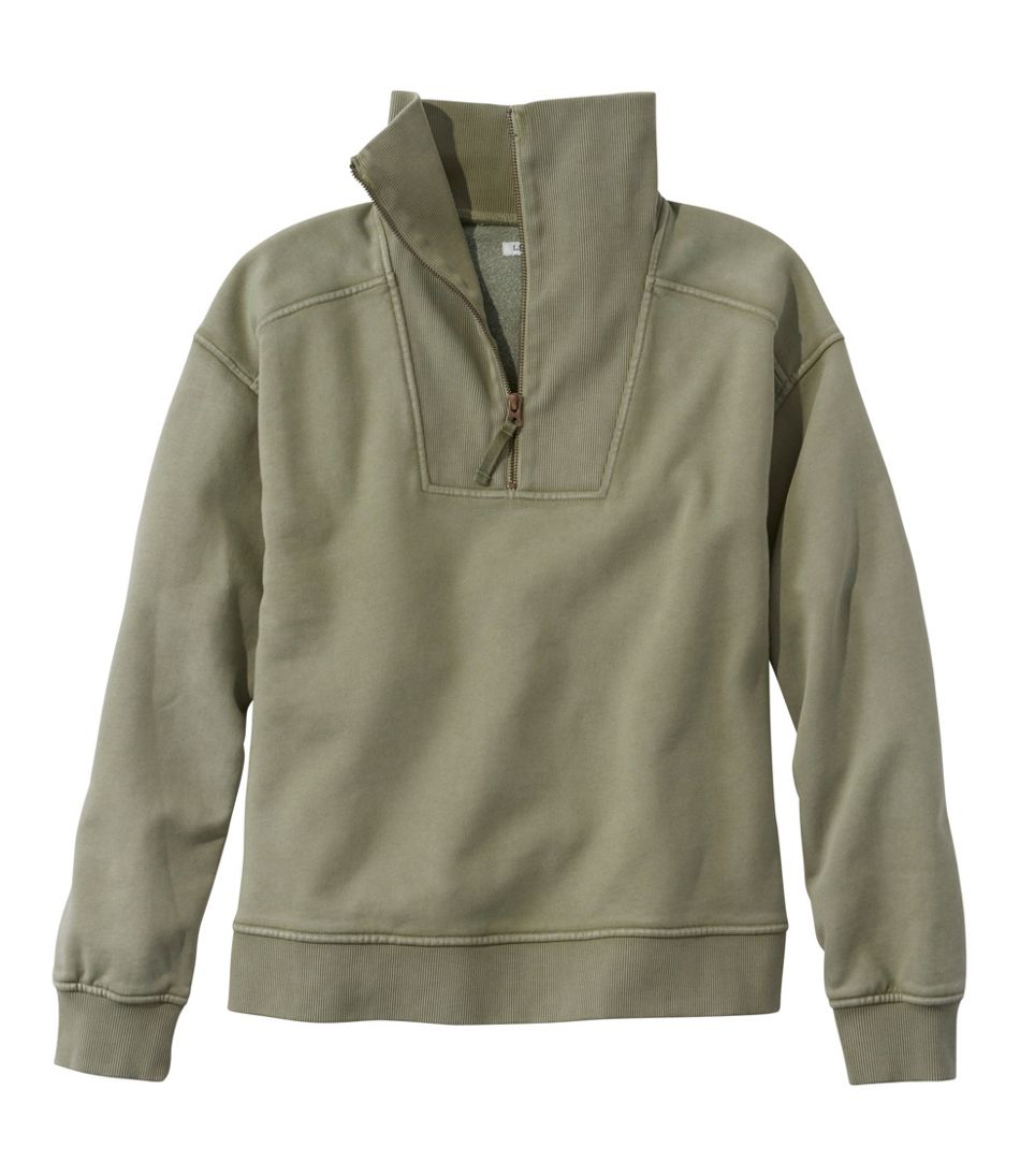 L.L.BeanWomen's Sunwashed Sweats, Quarter-Zip