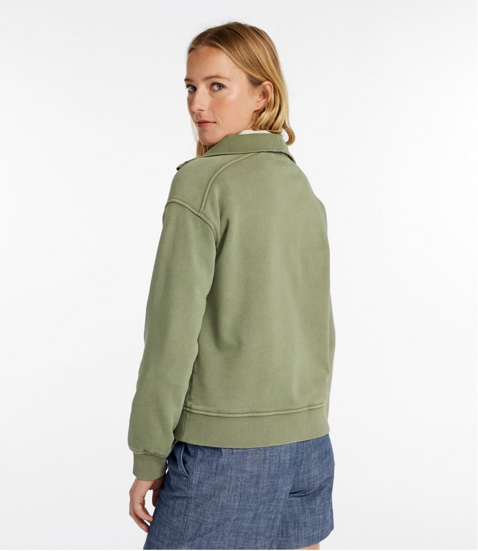 L.L.BeanWomen's Sunwashed Sweats, Quarter-Zip