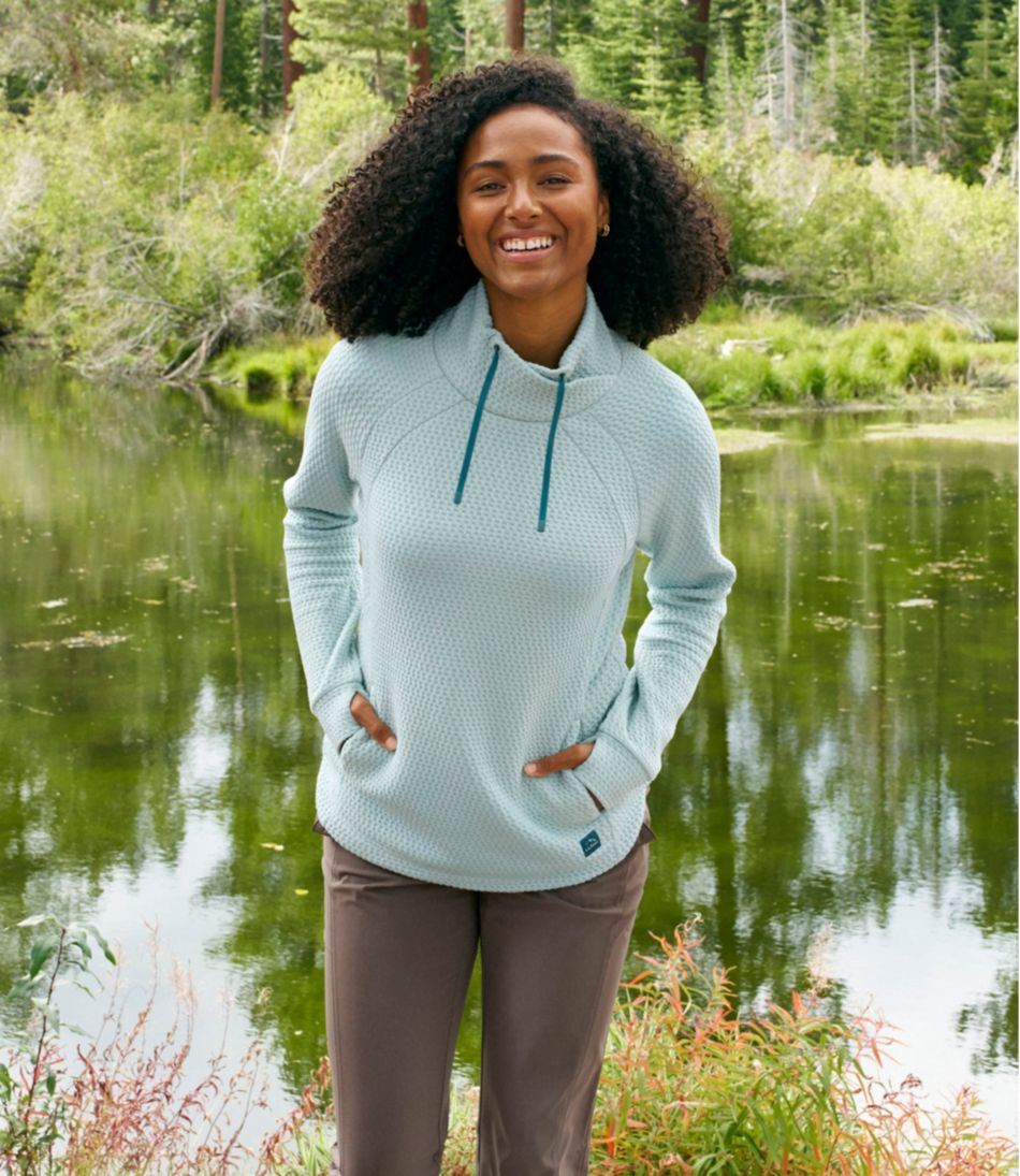 L.L.BeanWomen's Ridgeknit Crossneck Pullover