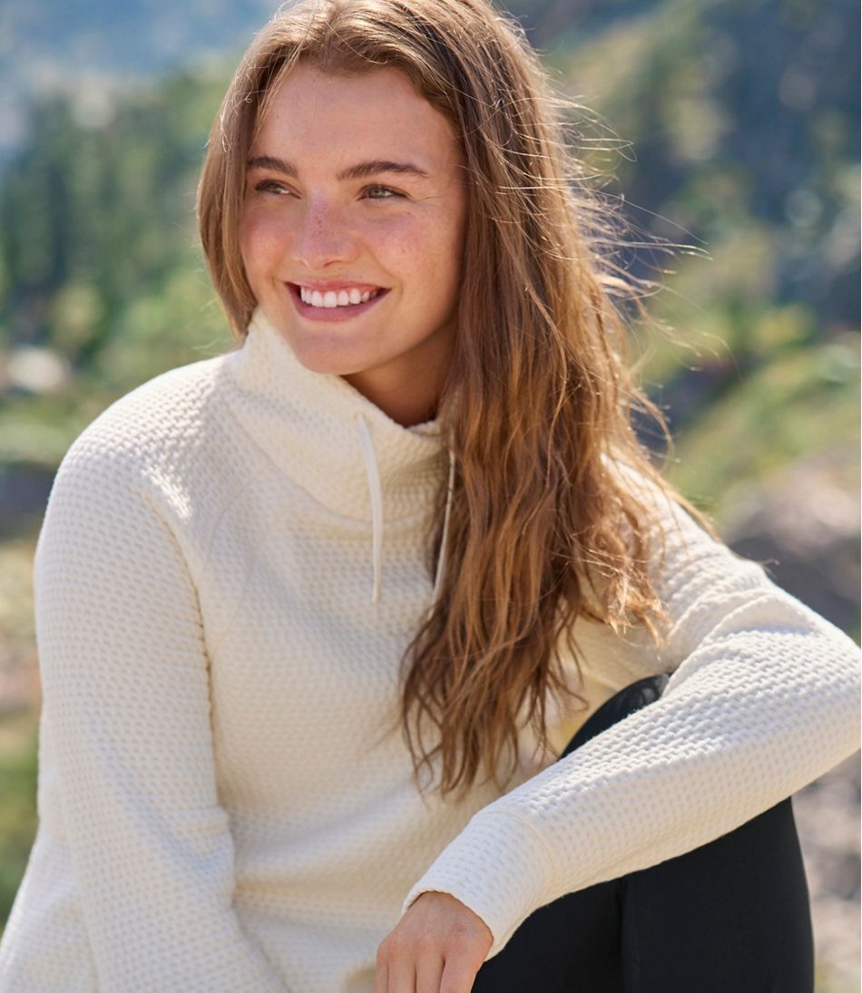 L.L.BeanWomen's Ridgeknit Crossneck Pullover