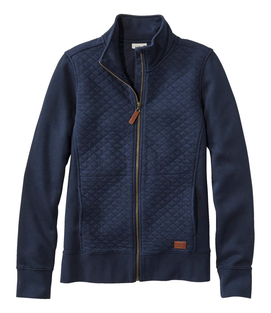 L.L.BeanWomen's Quilted Full-Zip Sweatshirt