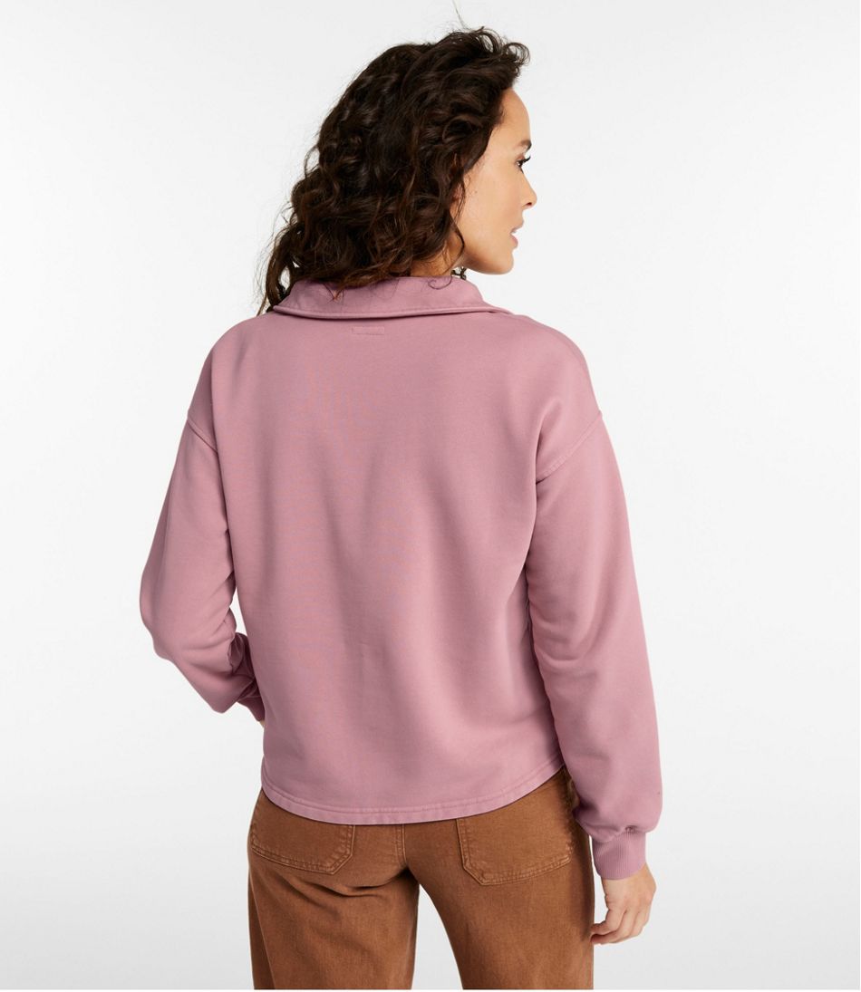 L.L.BeanWomen's Sunwashed Sweats, Splitneck Polo