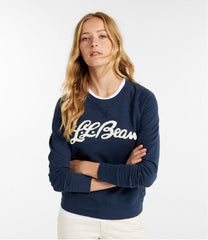 L.L.BeanWomen's Peaks Island Crewneck, Logo