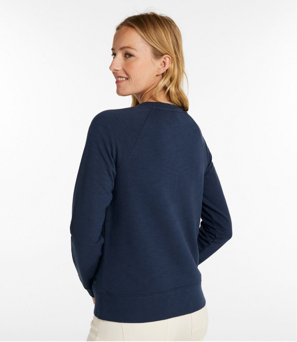 L.L.BeanWomen's Peaks Island Crewneck, Logo