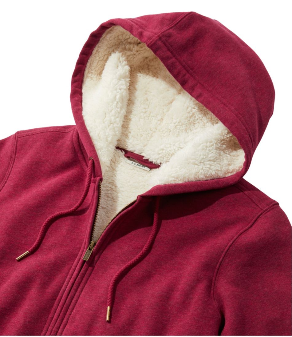 L.L.BeanWomen's 1912 Sweatshirt, Sherpa-Lined Hoodie