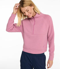 L.L.BeanWomen's Ridgeknit Half-Zip Pullover, Oversized