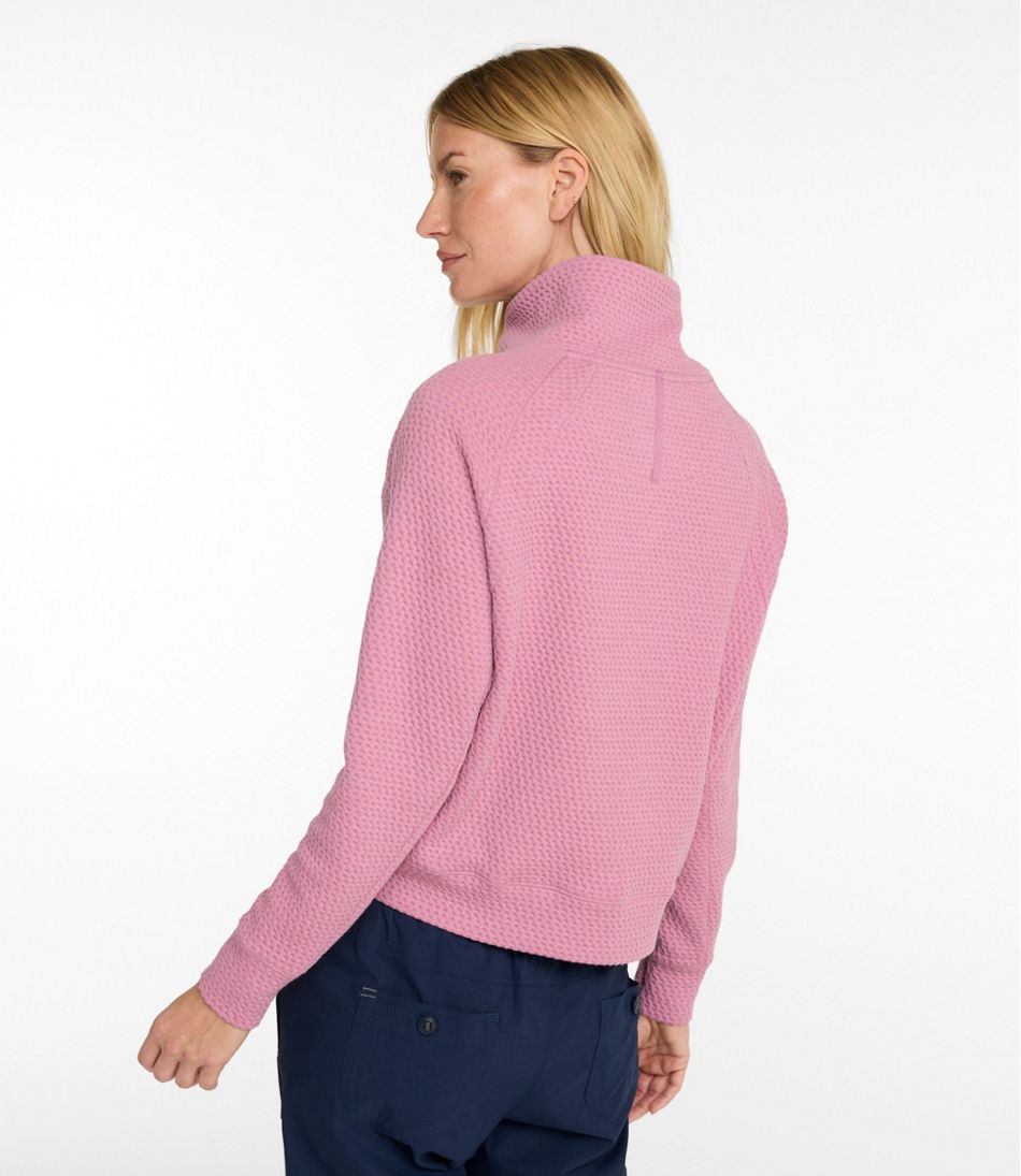 L.L.BeanWomen's Ridgeknit Half-Zip Pullover, Oversized