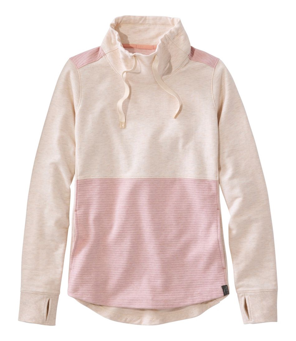 L.L.BeanWomen's Bean's Cozy Mixed Knits Pullover, Colorblock