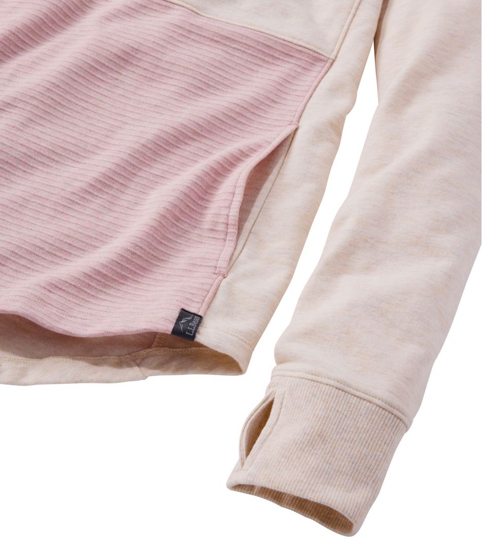 L.L.BeanWomen's Bean's Cozy Mixed Knits Pullover, Colorblock