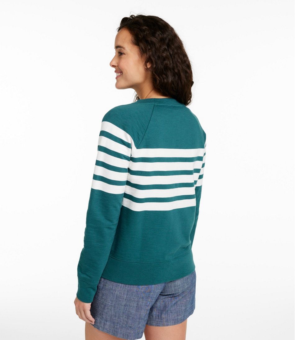 L.L.BeanWomen's Peaks Island Crewneck, Stripe