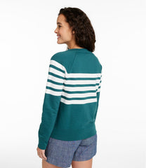 L.L.BeanWomen's Peaks Island Crewneck, Stripe