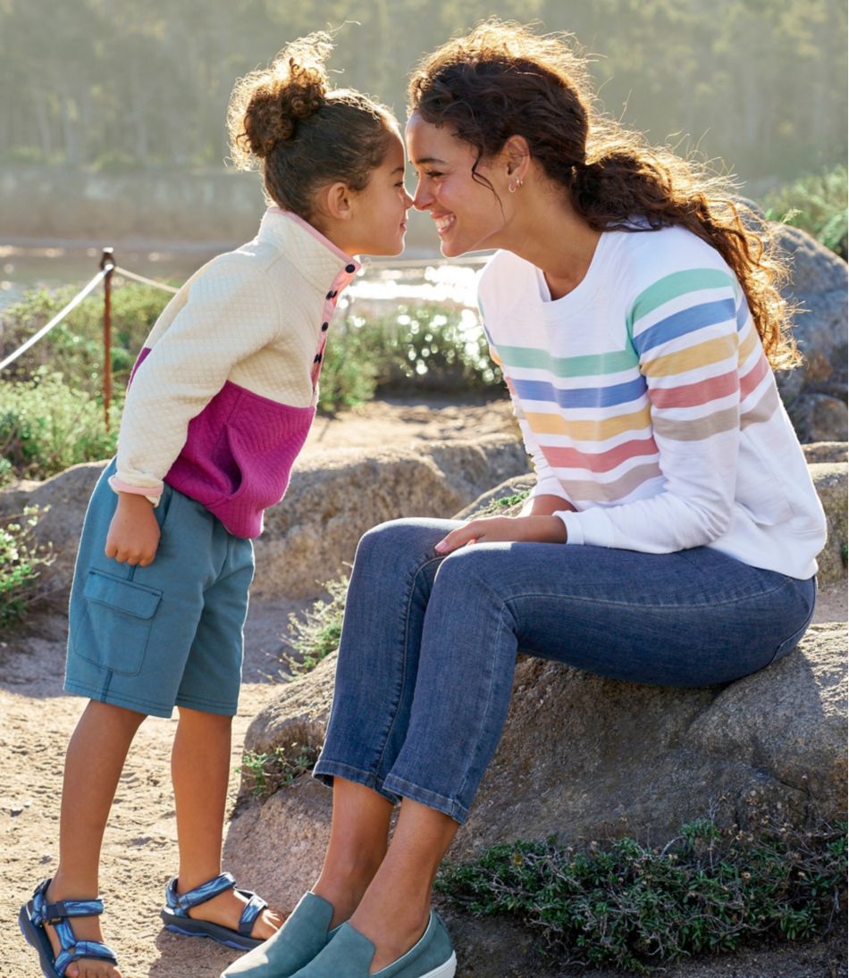 L.L.BeanWomen's Peaks Island Crewneck, Stripe