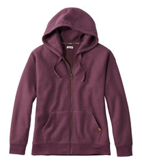 L.L.BeanWomen's Birchwood Brushed Waffle Full-Zip Hoodie