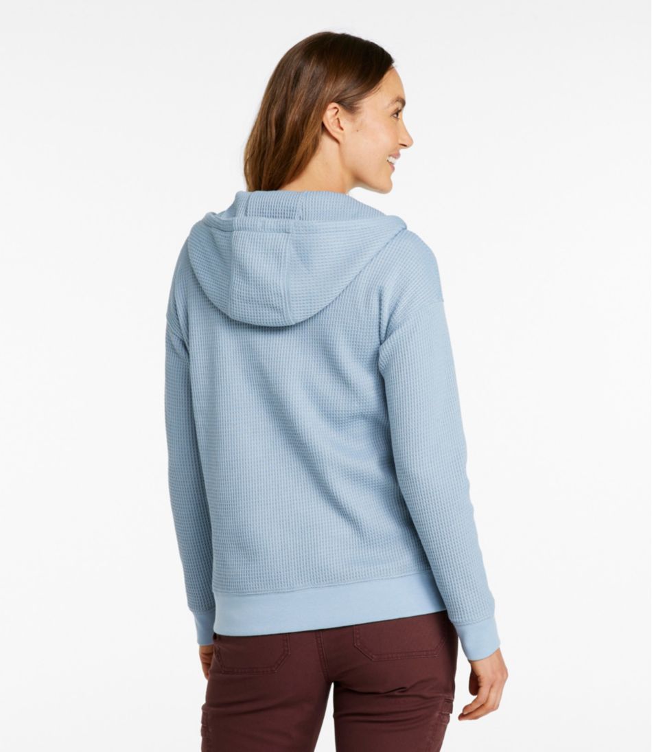 L.L.BeanWomen's Birchwood Brushed Waffle Full-Zip Hoodie