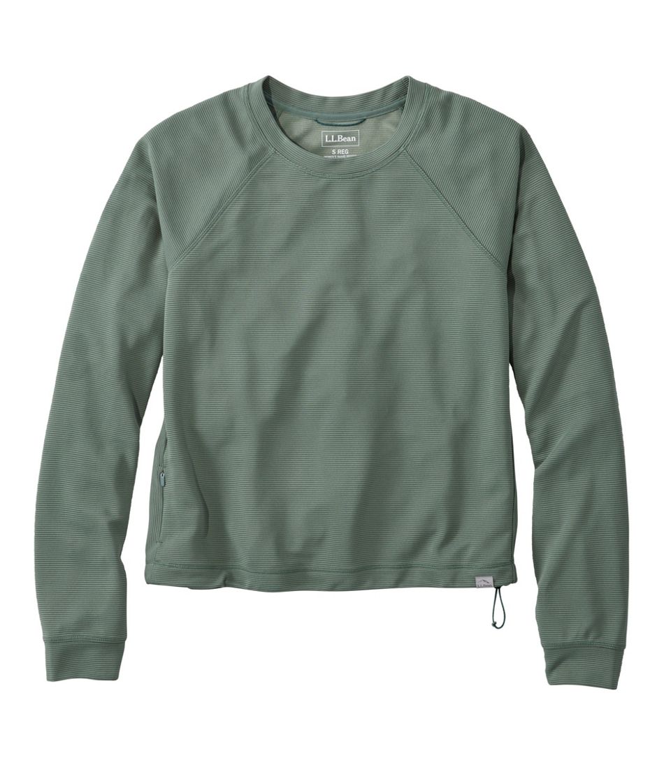 L.L.BeanWomen's VentureStretch Ottoman-Rib Pullover, Cropped