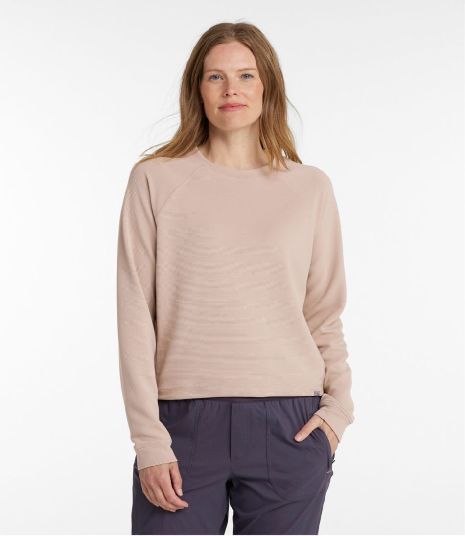 L.L.BeanWomen's VentureStretch Ottoman-Rib Pullover, Cropped