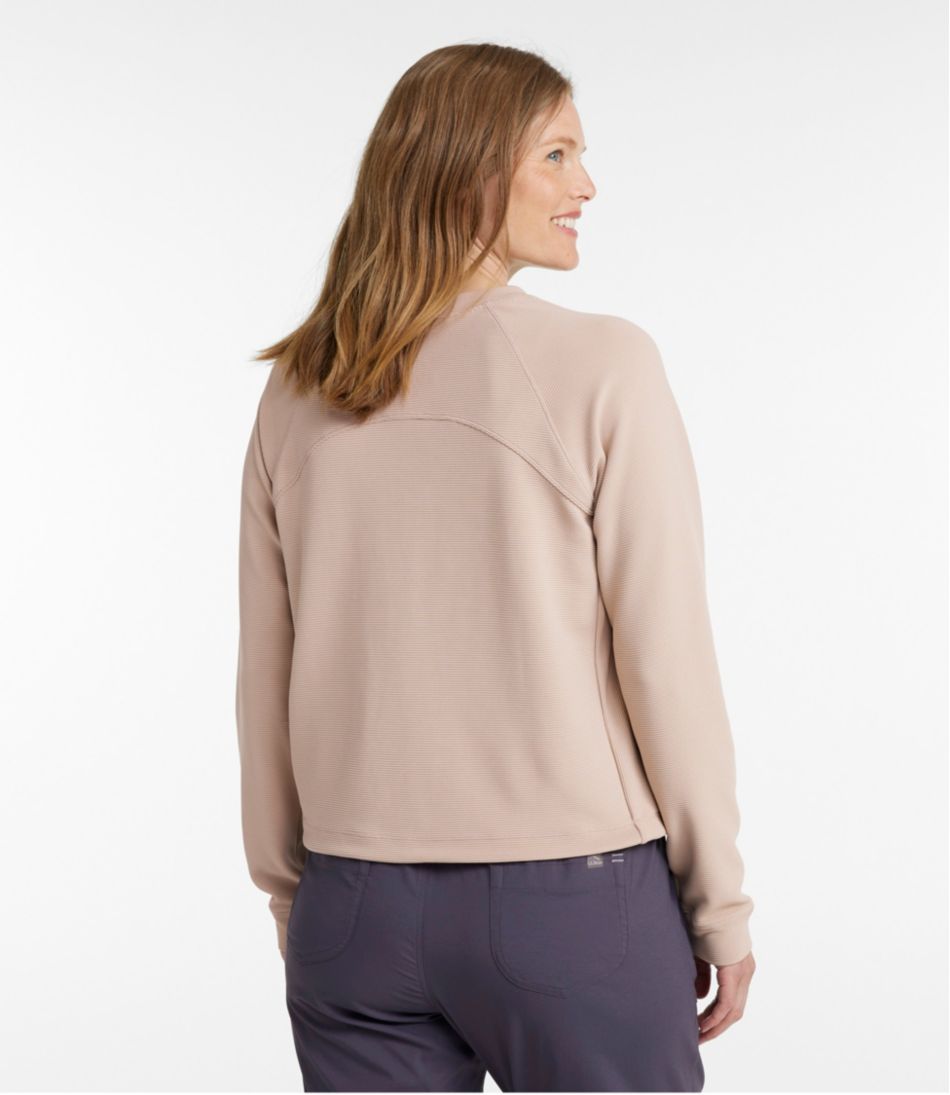 L.L.BeanWomen's VentureStretch Ottoman-Rib Pullover, Cropped