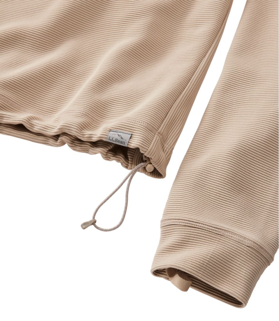 L.L.BeanWomen's VentureStretch Ottoman-Rib Pullover, Cropped