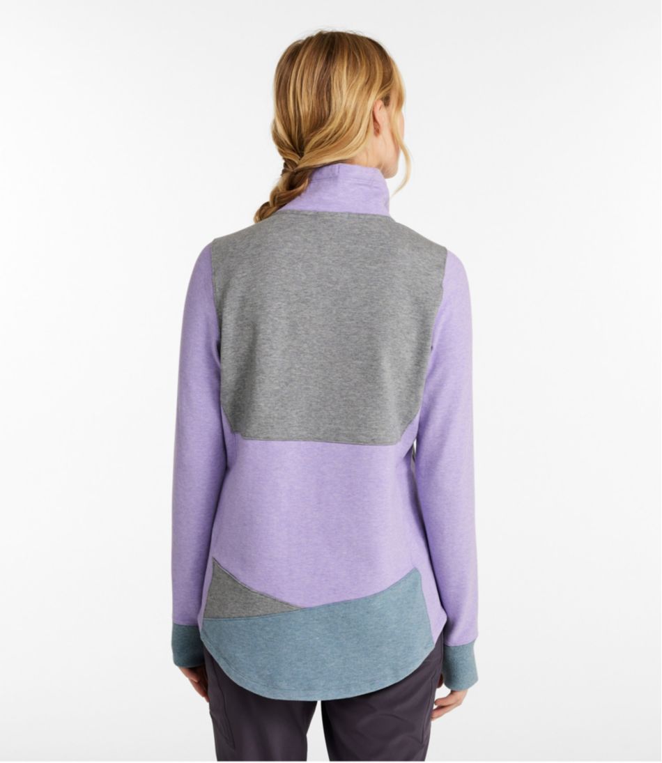L.L.BeanWomen's Cozy Mixed-Knit Pullover, Colorblock