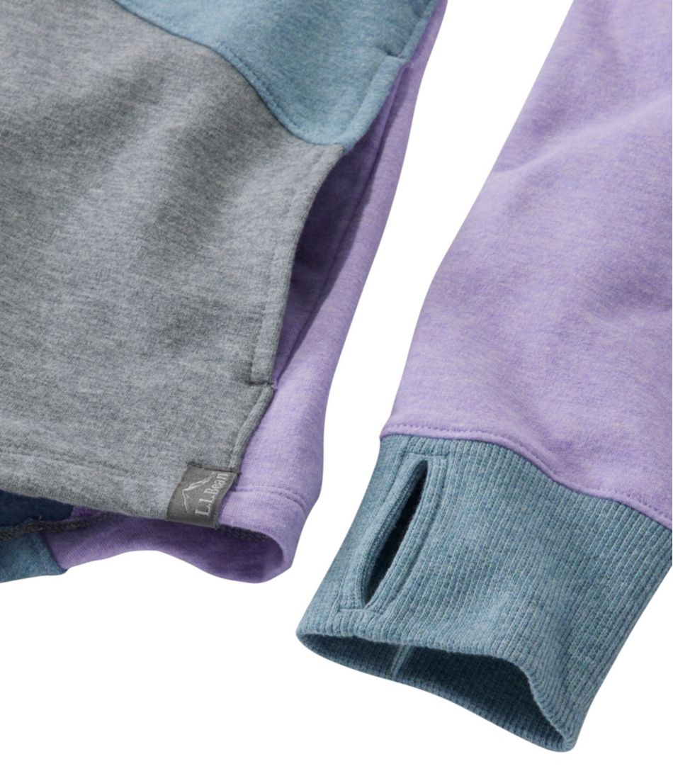 L.L.BeanWomen's Cozy Mixed-Knit Pullover, Colorblock