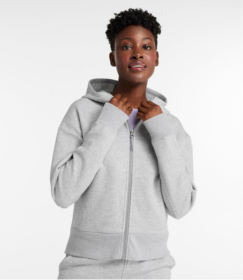 L.L.BeanWomen's Multisport Lifestyle Hoodie, Oversized Full-Zip