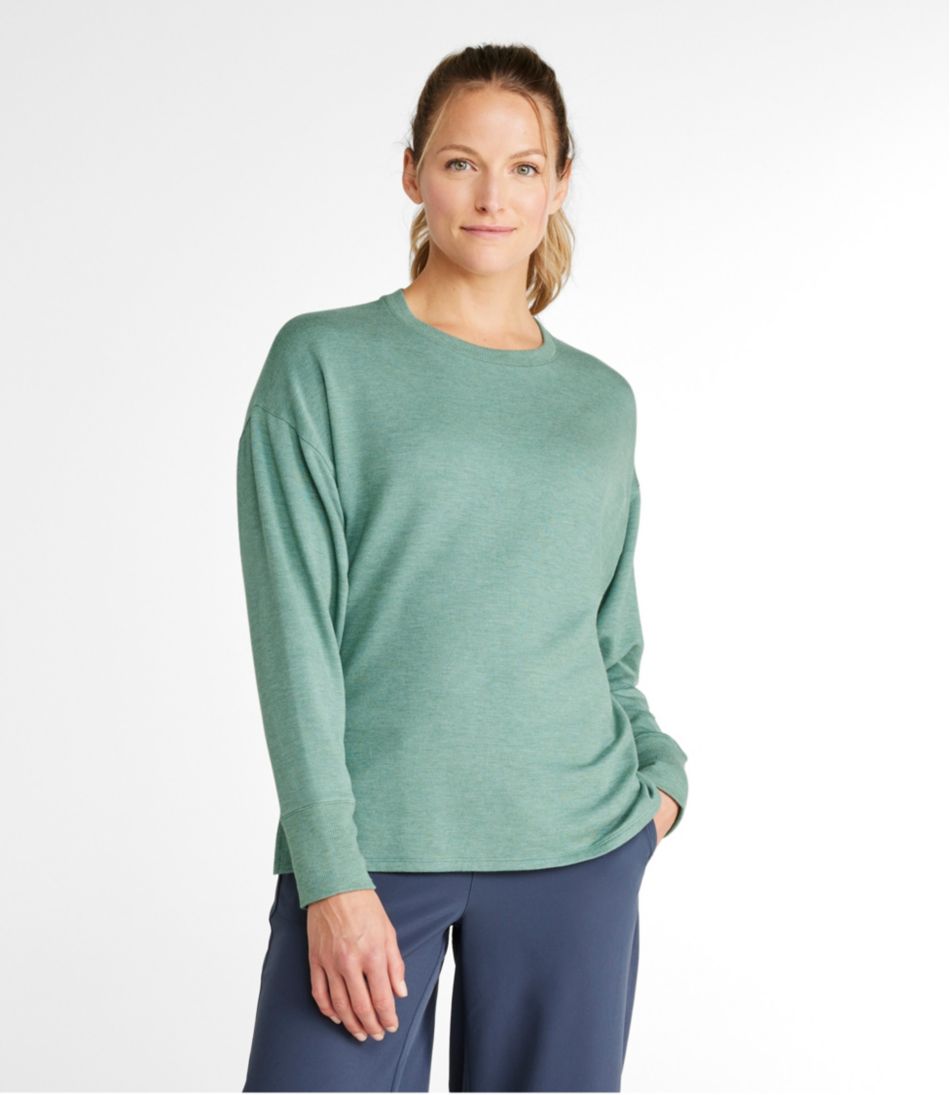 L.L.BeanWomen's SoftFlex Crewneck Dolman Sleeve Pullover