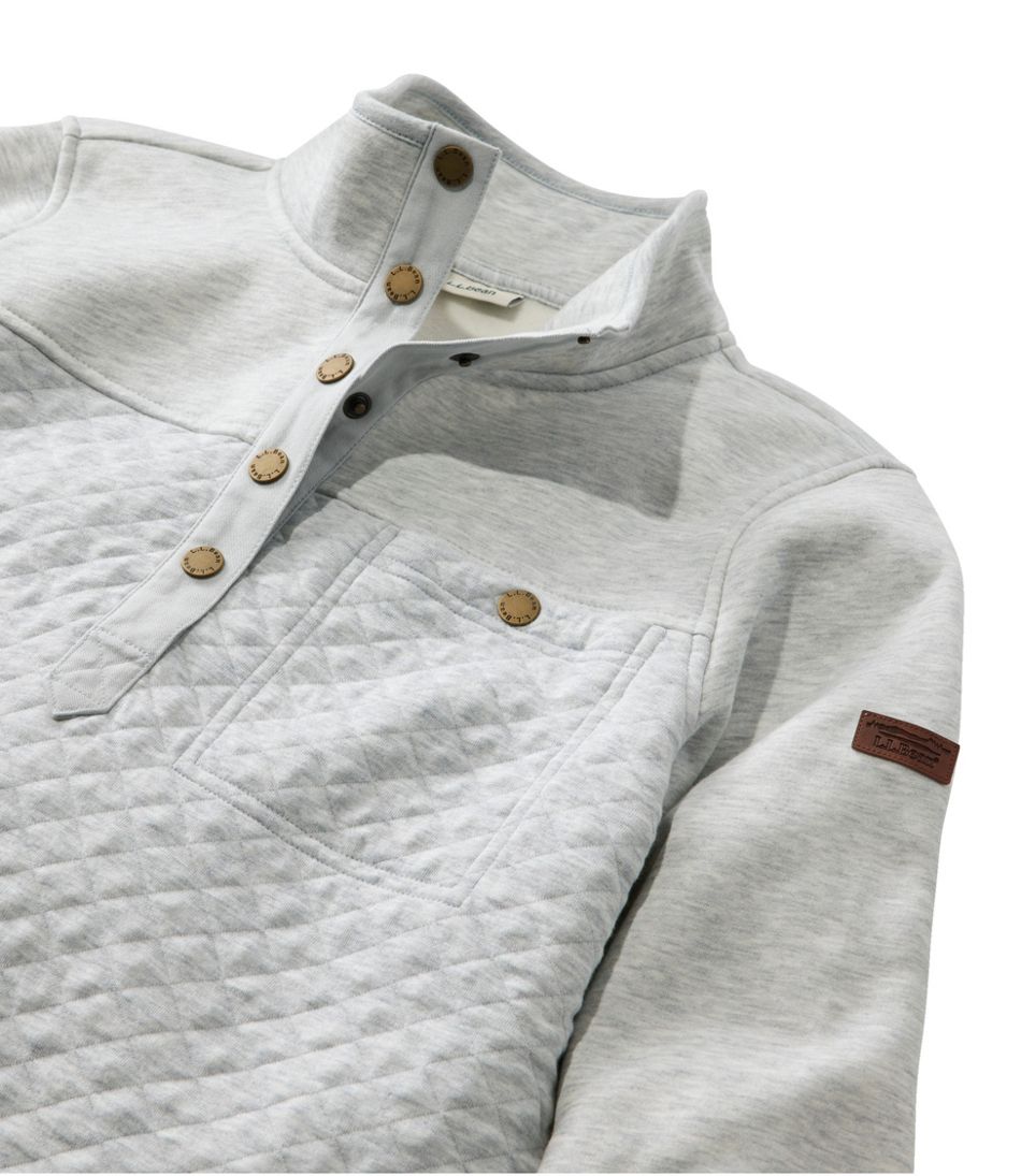L.L.BeanWomen's Quilted Sweatshirt, Mockneck Tunic