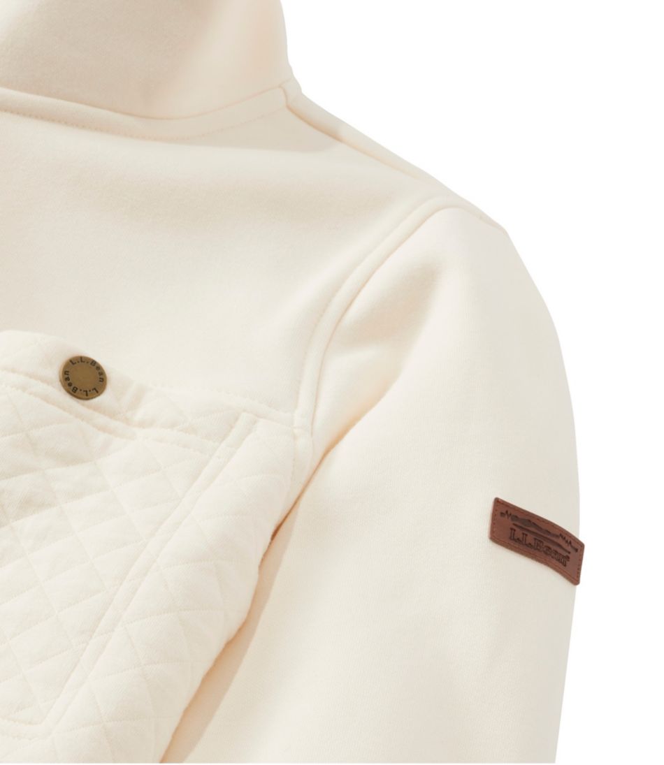L.L.BeanWomen's Quilted Sweatshirt, Mockneck Tunic