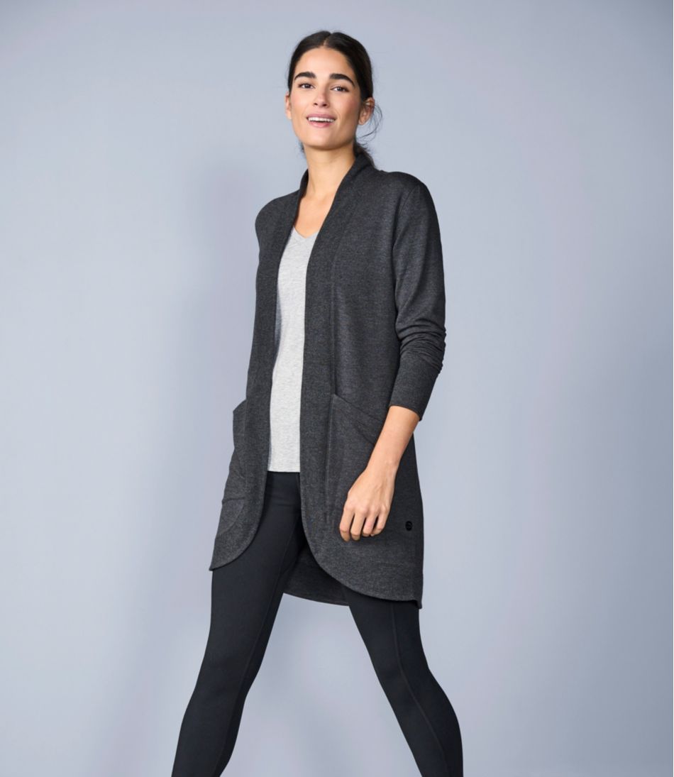 L.L.BeanWomen's SoftFlex Long Open Cardigan