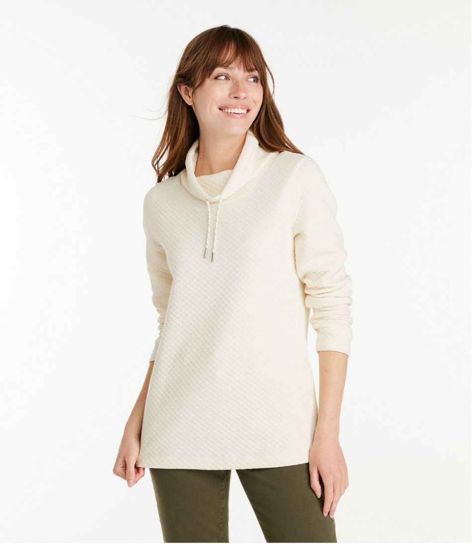 L.L.BeanWomen's SoftLight Quilted Top, Funnelneck Pullover