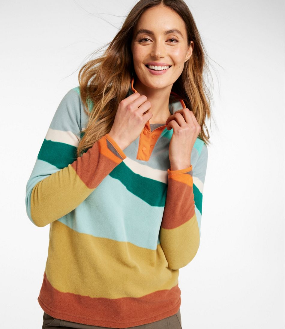 L.L.BeanWomen's All Season Access Fleece Pullover, Print