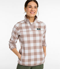 L.L.BeanWomen's Sweater Fleece Pullover, Print
