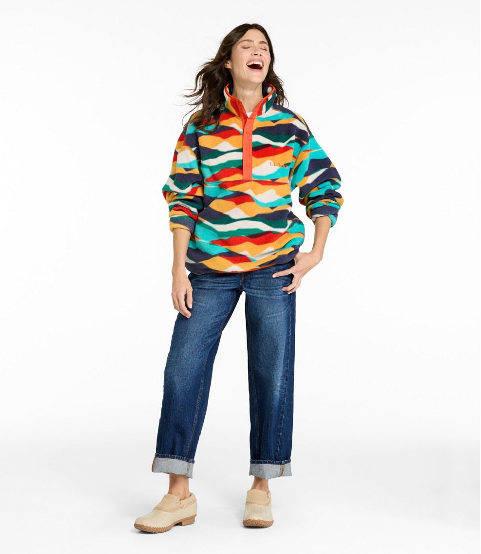 L.L.BeanAdults' Bean's Classic Fleece Pullover, Print