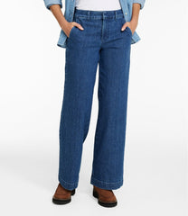 L.L.BeanWomen's True Shape Jeans, High-Rise Wide-Leg Trouser