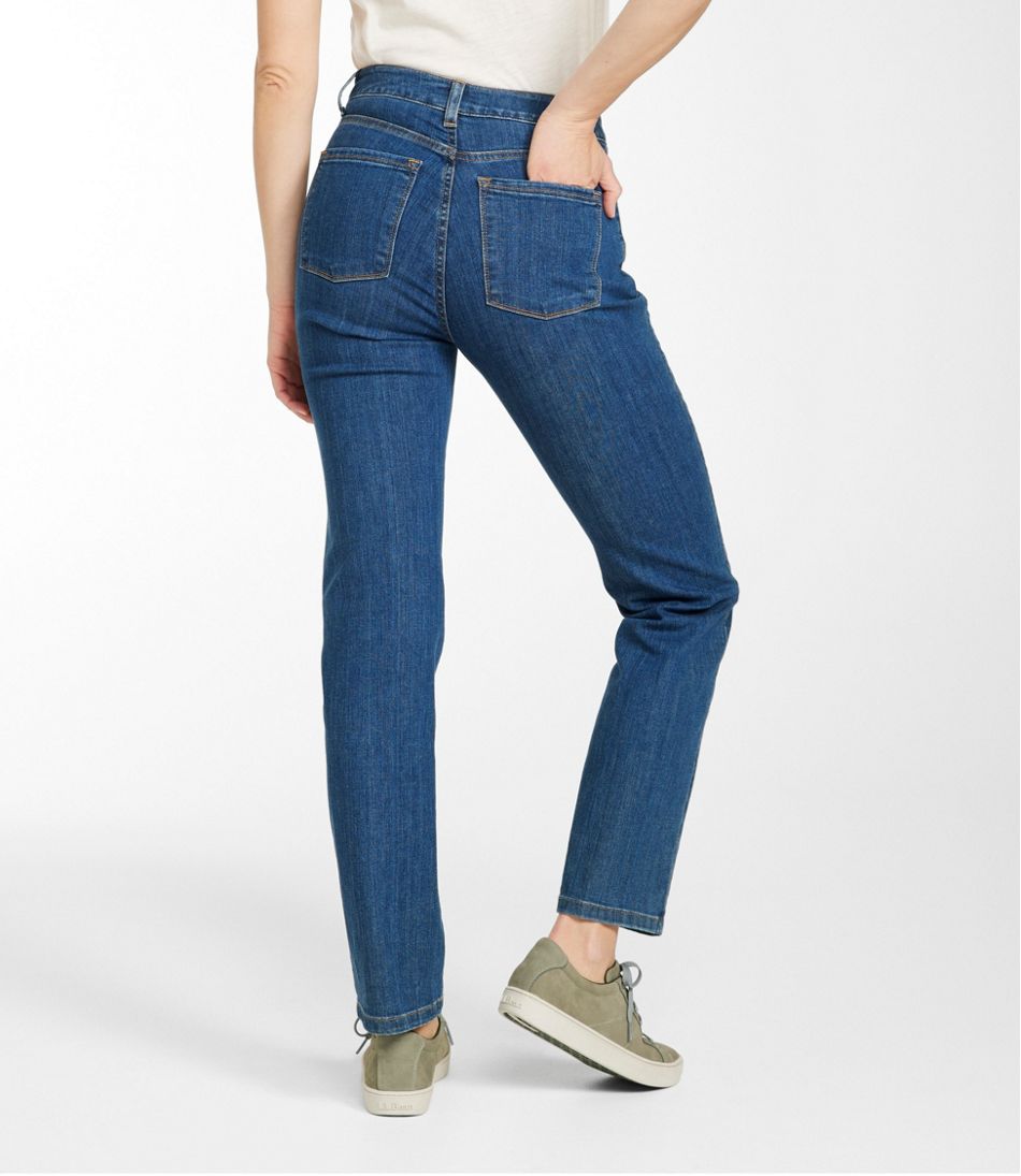 L.L.BeanWomen's True Shape Jeans, High-Rise Straight-Leg
