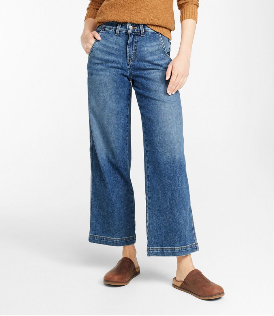 L.L.BeanWomen's 207 Vintage Jeans, High-Rise Wide-Leg