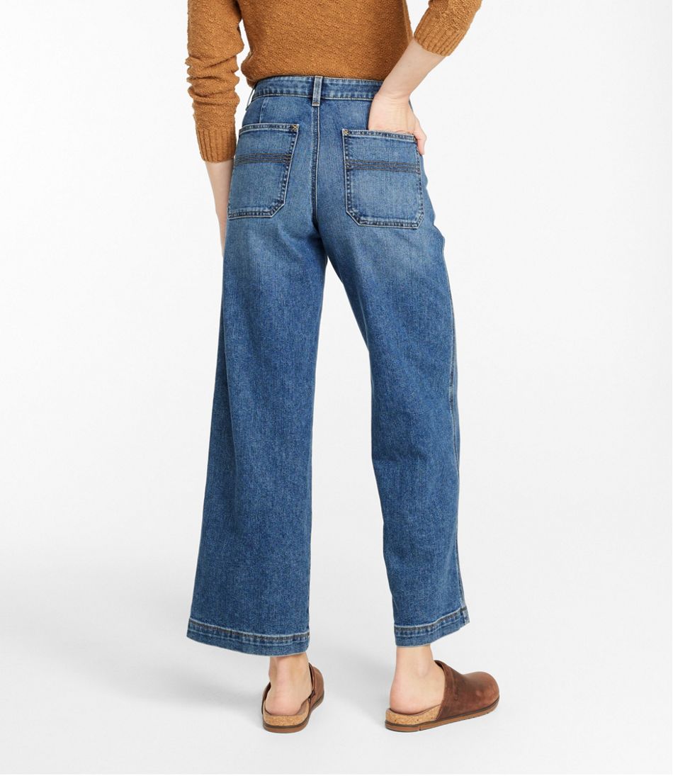 L.L.BeanWomen's 207 Vintage Jeans, High-Rise Wide-Leg