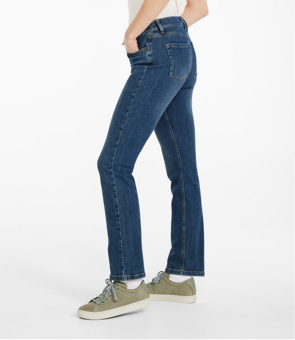 L.L.BeanWomen's BeanFlex® Jeans, Mid-Rise Straight-Leg
