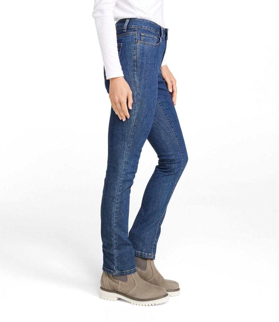 L.L.BeanWomen's True Shape Jeans, High-Rise Slim-Leg
