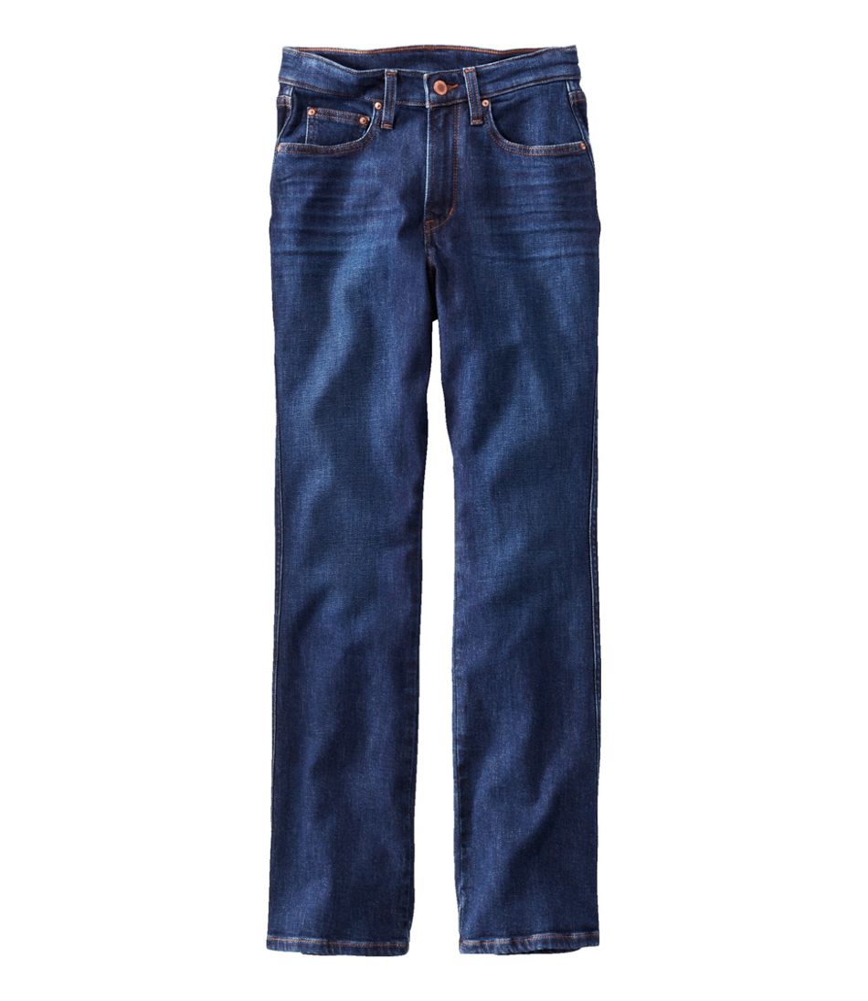L.L.BeanWomen's Everyday Stretch Jeans, High-Rise Mini Bootcut Ankle