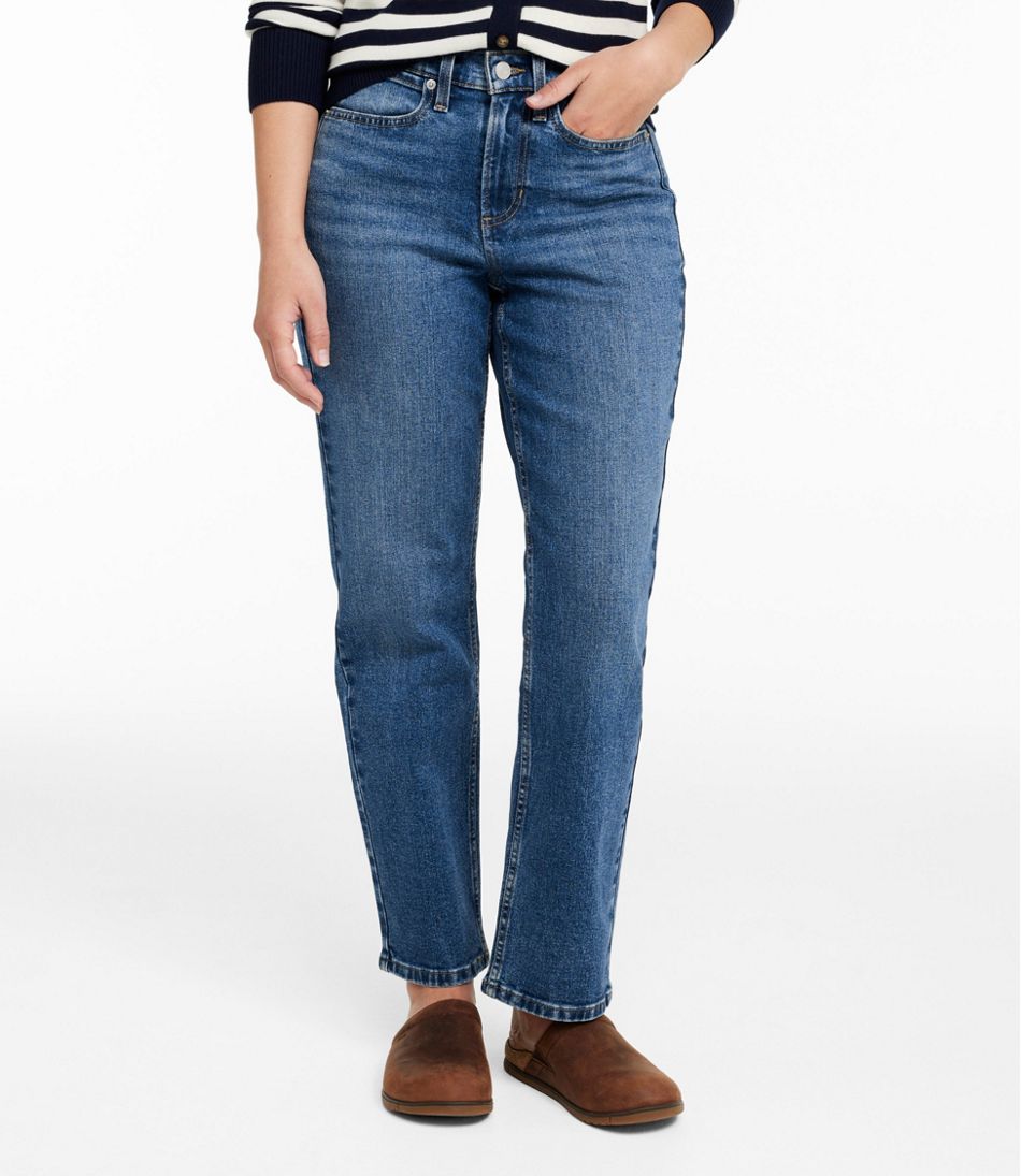 L.L.BeanWomen's 207 Vintage Jeans, High-Rise Stovepipe Ankle