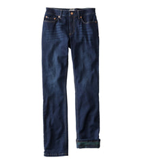 L.L.BeanWomen's BeanFlex® Jeans, Mid-Rise Straight-Leg Lined
