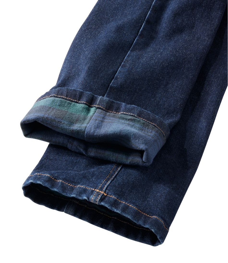 L.L.BeanWomen's BeanFlex® Jeans, Mid-Rise Straight-Leg Lined