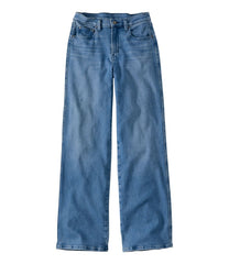 L.L.BeanWomen's Everyday Stretch Jeans, High-Rise Relaxed Wide-Leg