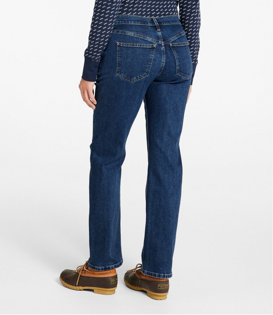 L.L.BeanWomen's 207 Vintage Jeans, Mid-Rise Relaxed Straight-Leg