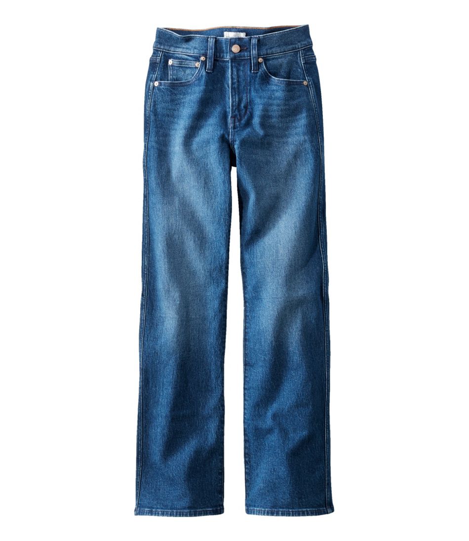 L.L.BeanWomen's Signature Original Jeans, High-Rise Straight-Leg