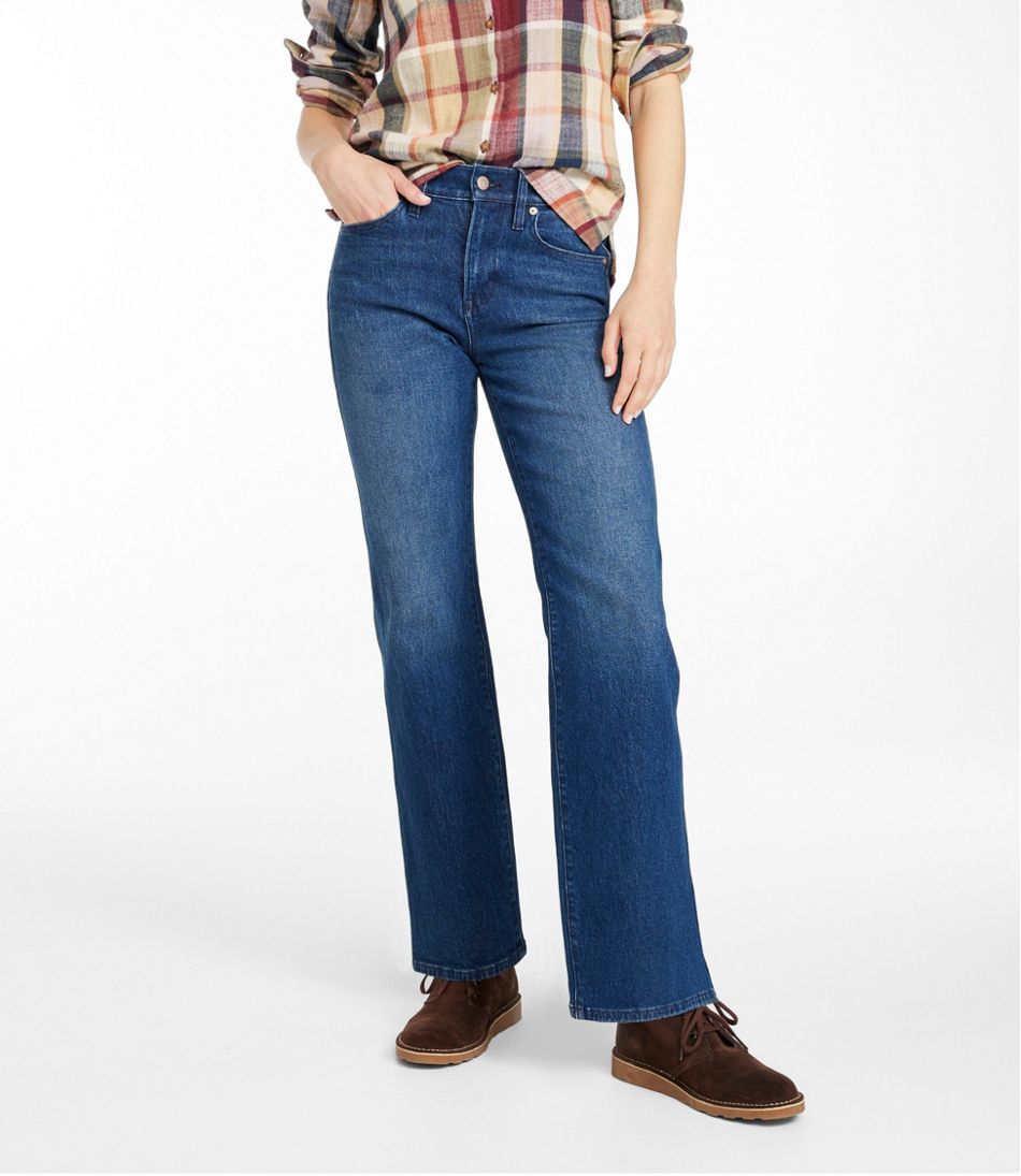 L.L.BeanWomen's Signature Original Jeans, High-Rise Straight-Leg