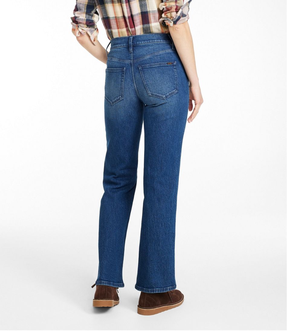 L.L.BeanWomen's Signature Original Jeans, High-Rise Straight-Leg